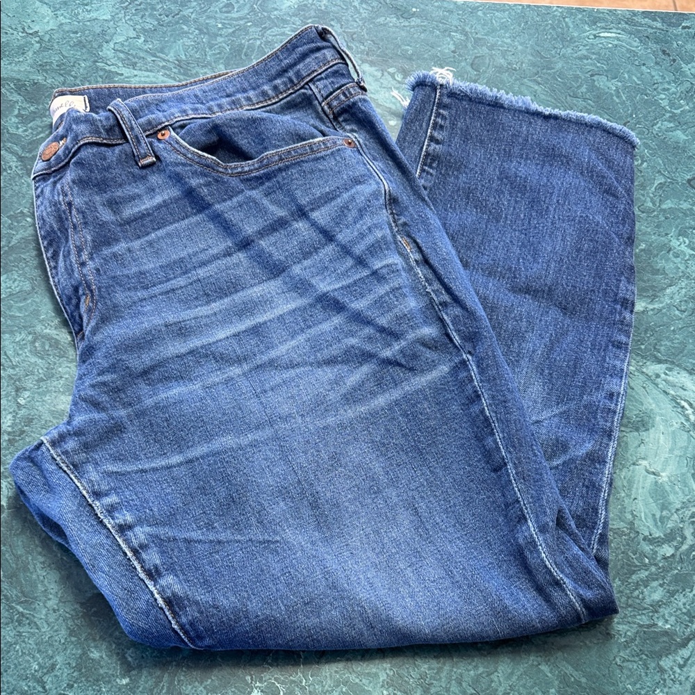 Madewell Women's Straight Leg Jeans - Blue